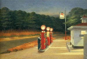 Gasolinera, Edward Hopper, 1940