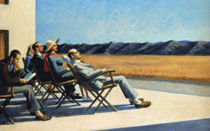 Gente al sol, Edward Hopper, 1960