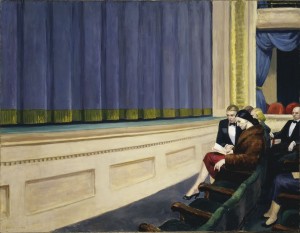 Primera fila, Edward Hopper, 1951