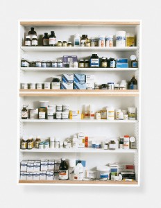 Damien Hirst, Medicine Cabinet, 1989